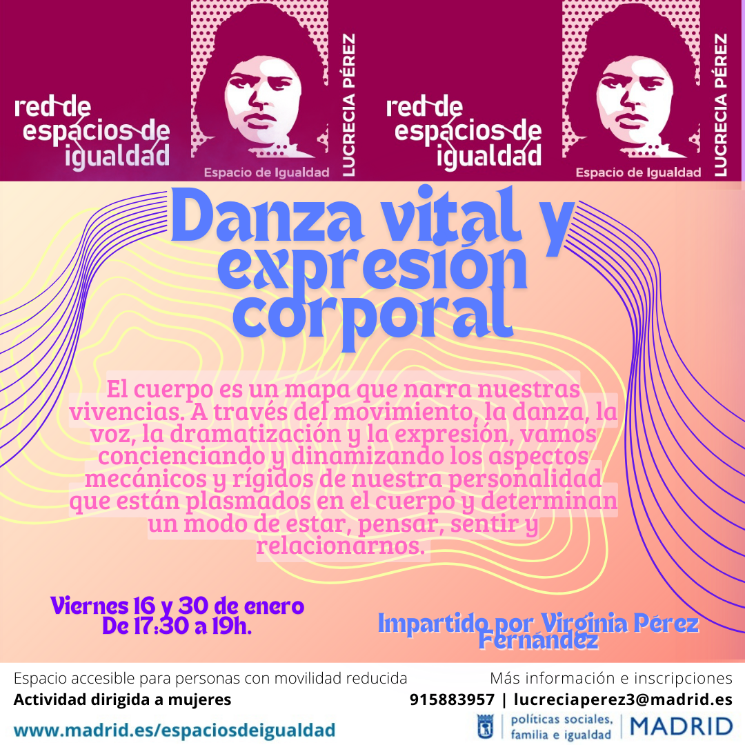 Cartel con el texto contenido en web