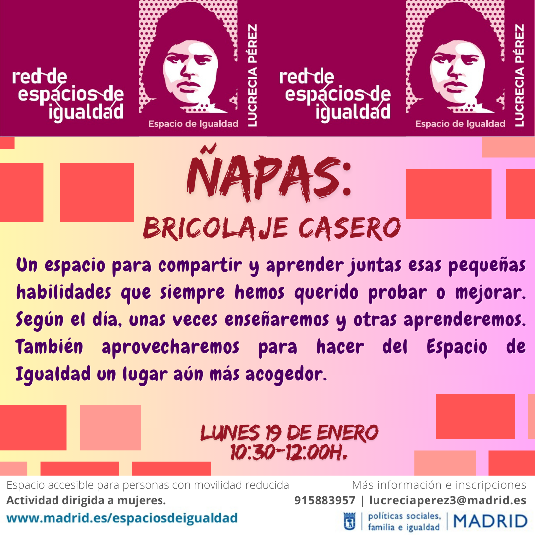 Cartel con el texto contenido en web