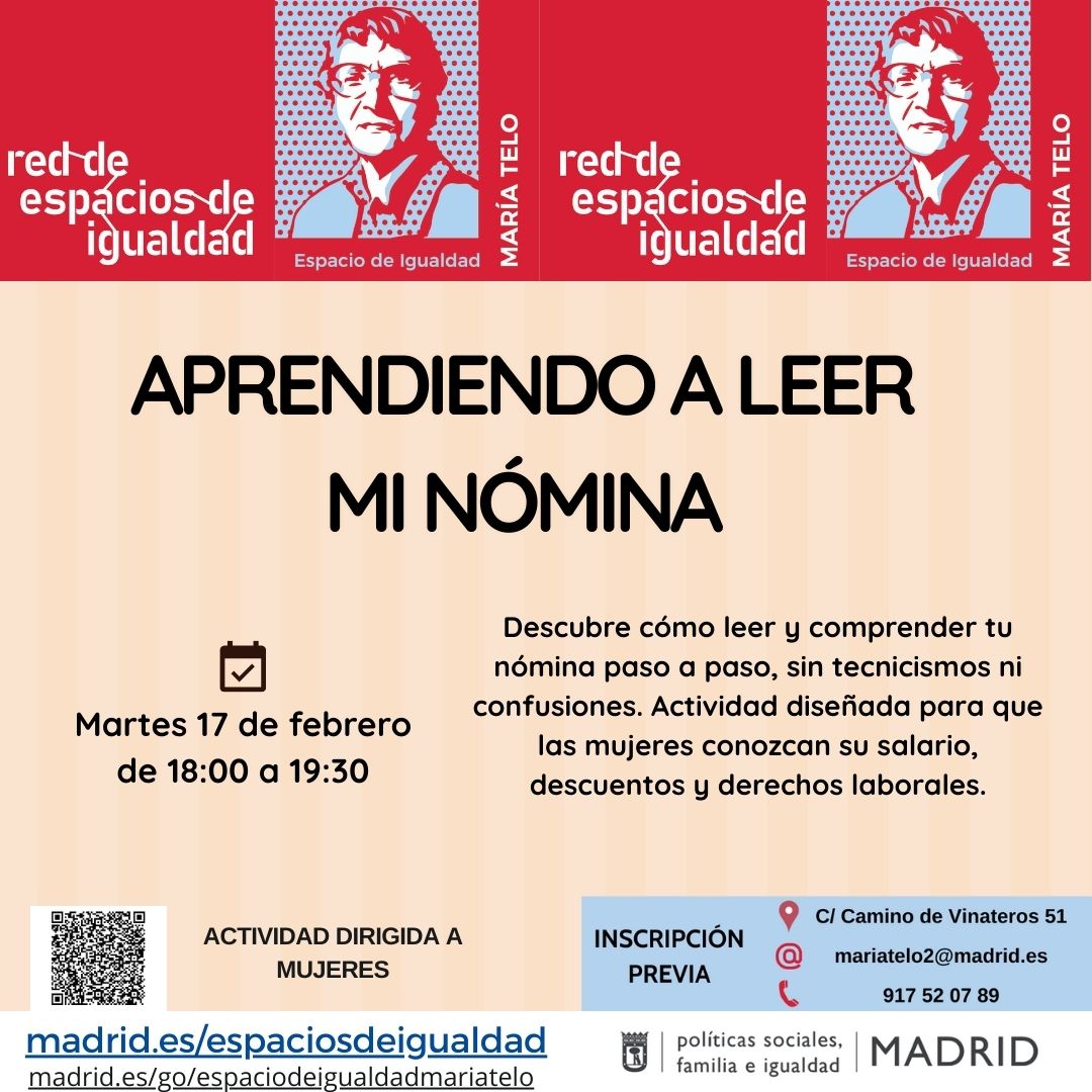 cartel con la misma informaci&oacute;n que la publicada en web