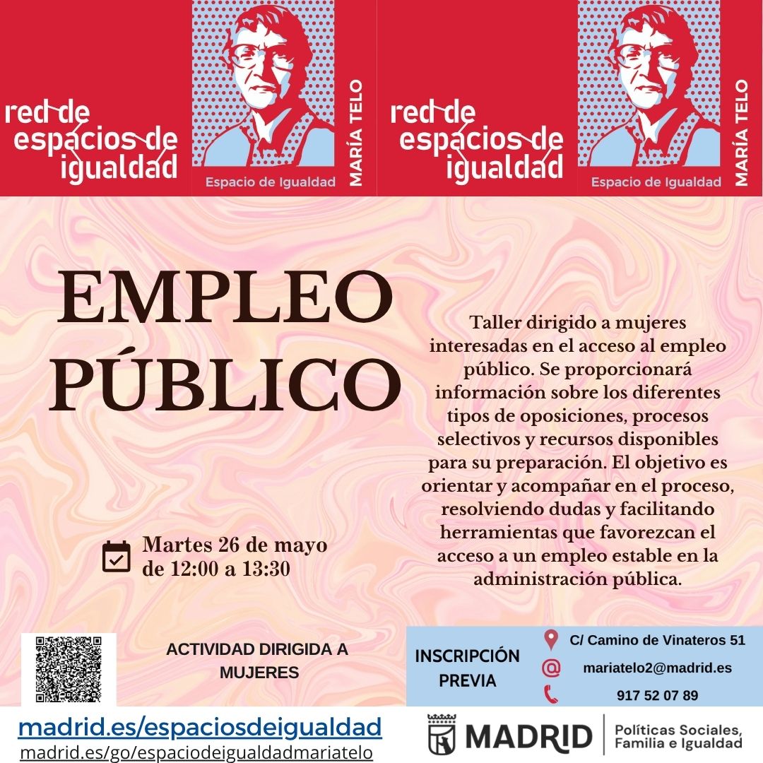 Cartel con el texto contenido en web