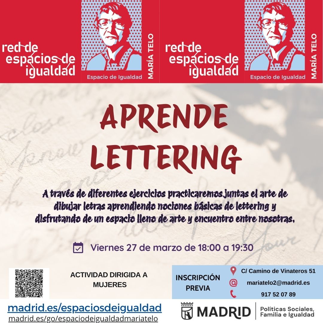 Cartel con el texto contenido en web