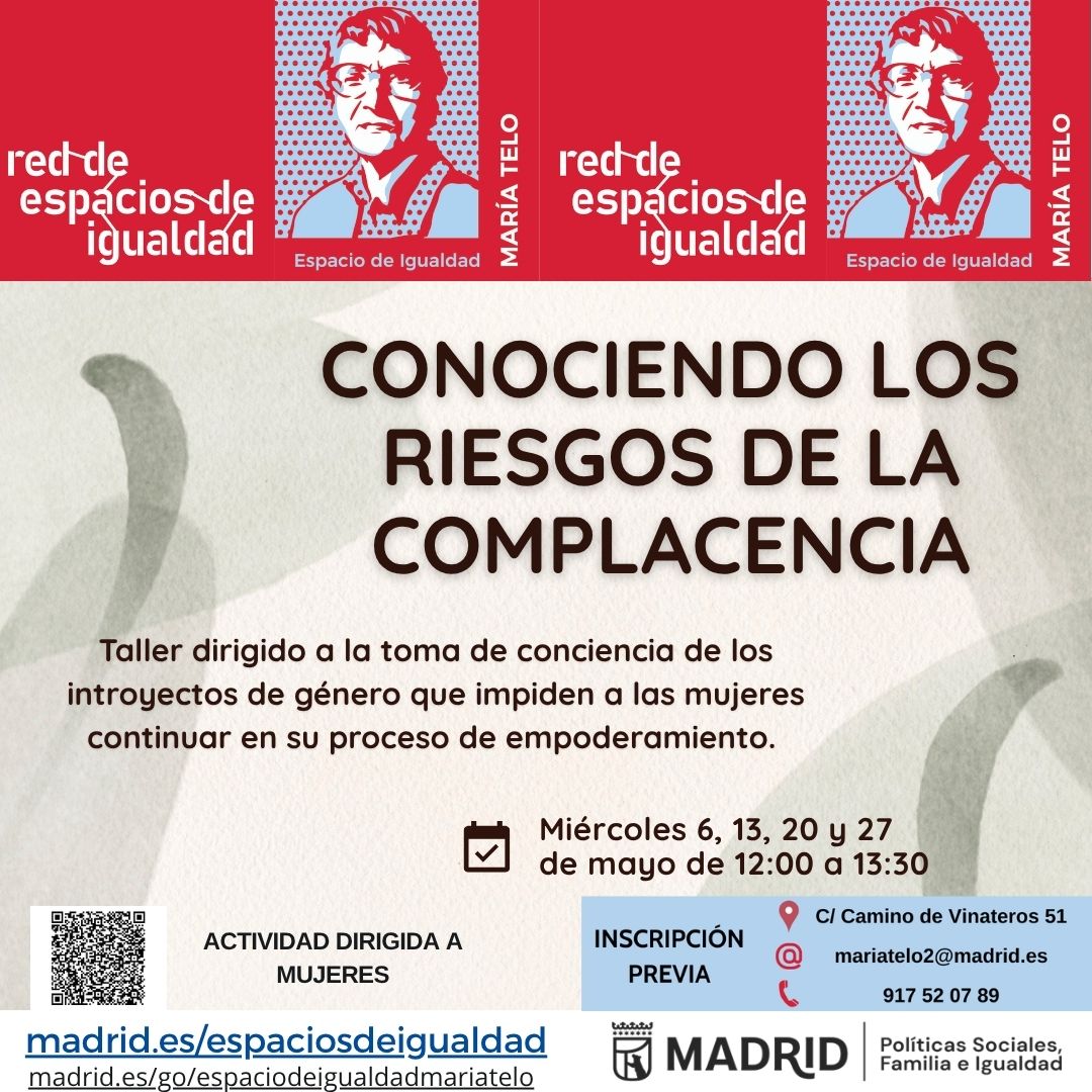 Cartel con el texto contenido en web