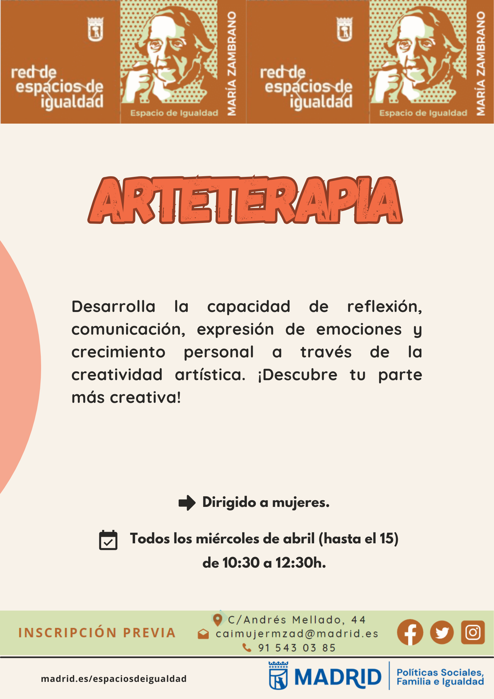 Cartel con la misma informaci&oacute;n que la publicada en web