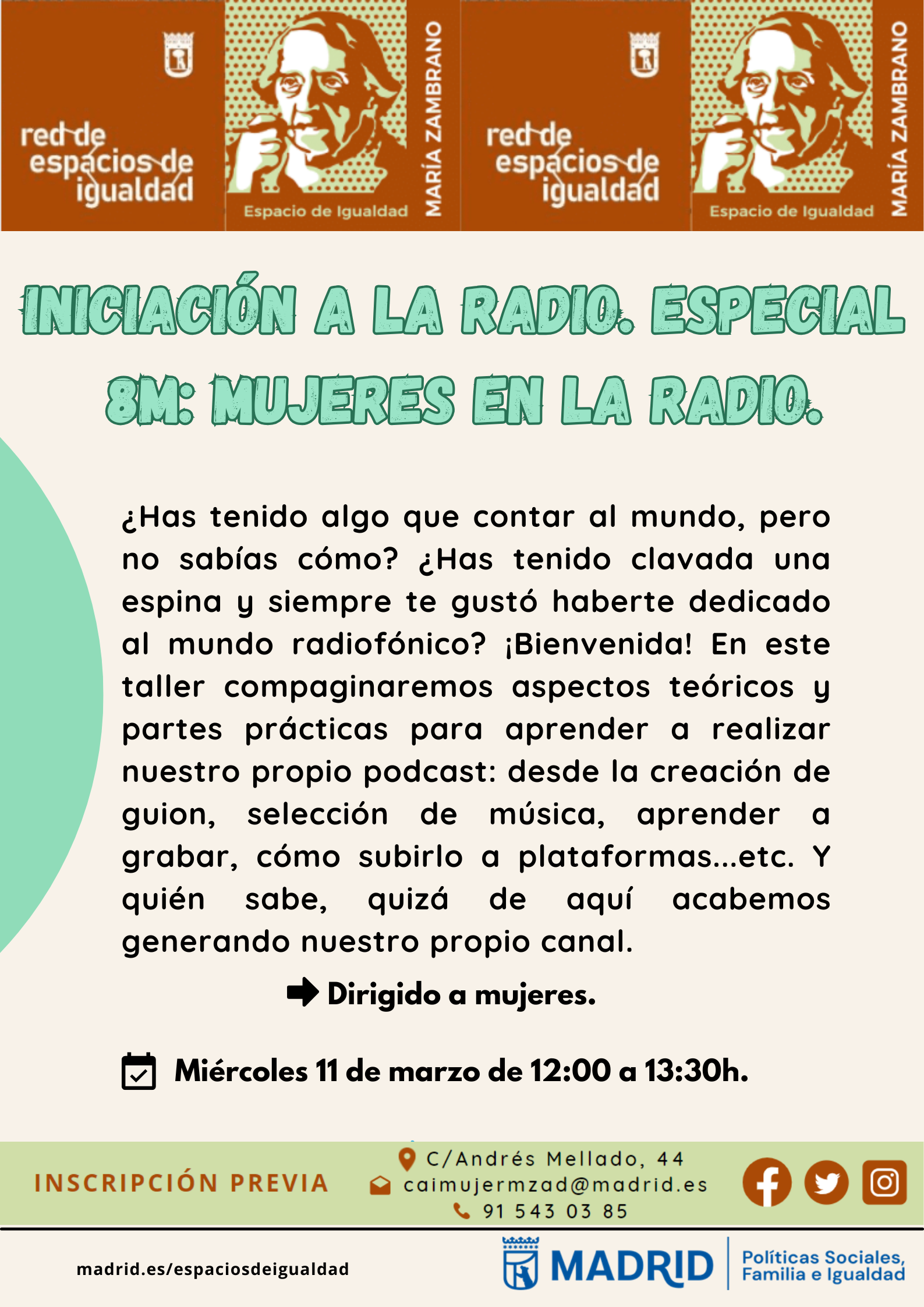 cartel con la misma informaci&oacute;n que la publicada en web