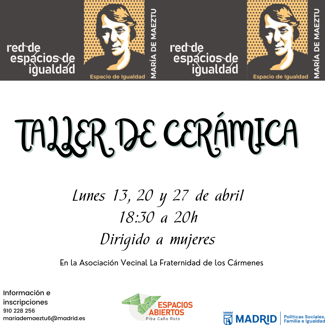 Cartel con el texto contenido en web