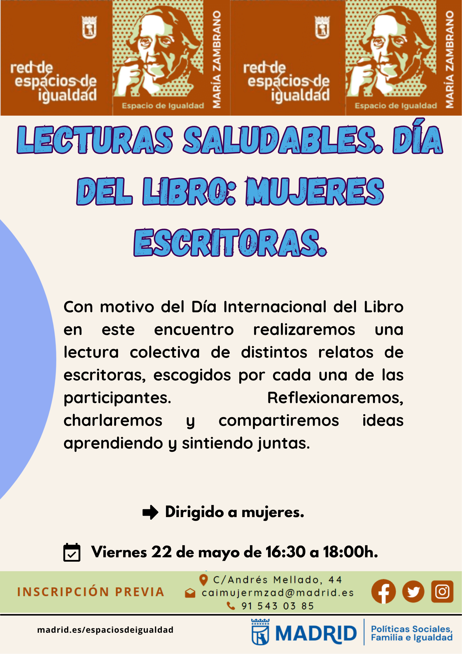 Cartel con texto con la misma informaci&oacute;n que en web
