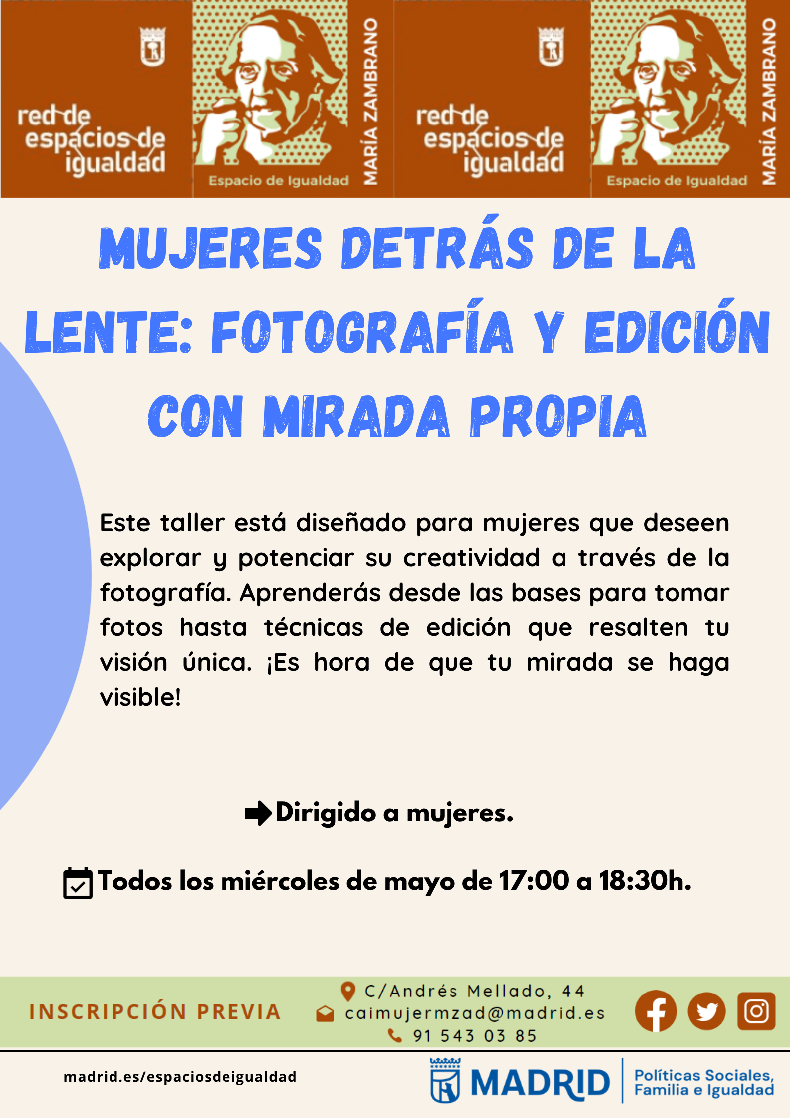 Cartel con la misma informaci&oacute;n que la publicada en web