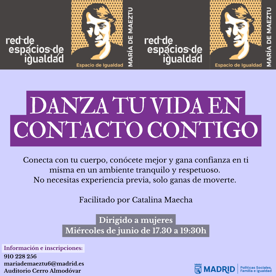 Cartel con el texto contenido en web
