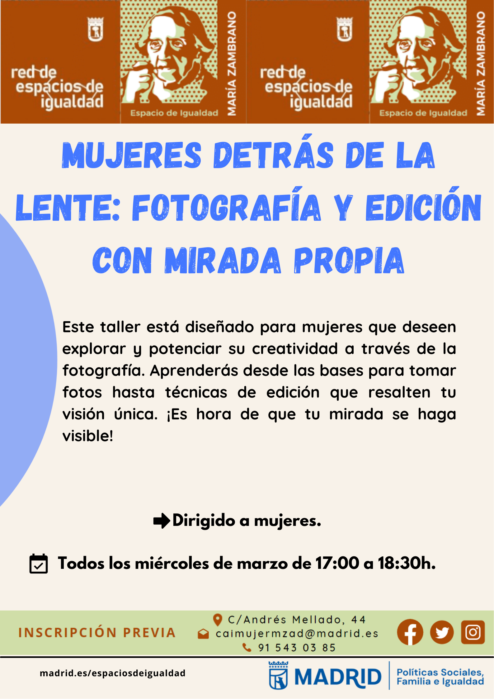 Cartel con la misma informaci&oacute;n que la publicada en web