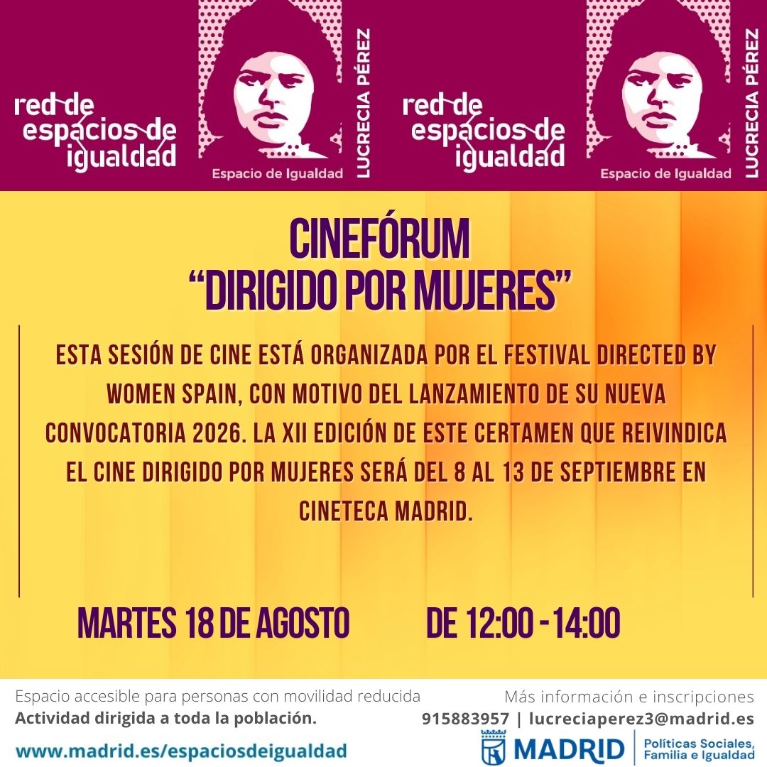 Cinefórum en colaboración con Directed By Women Spain