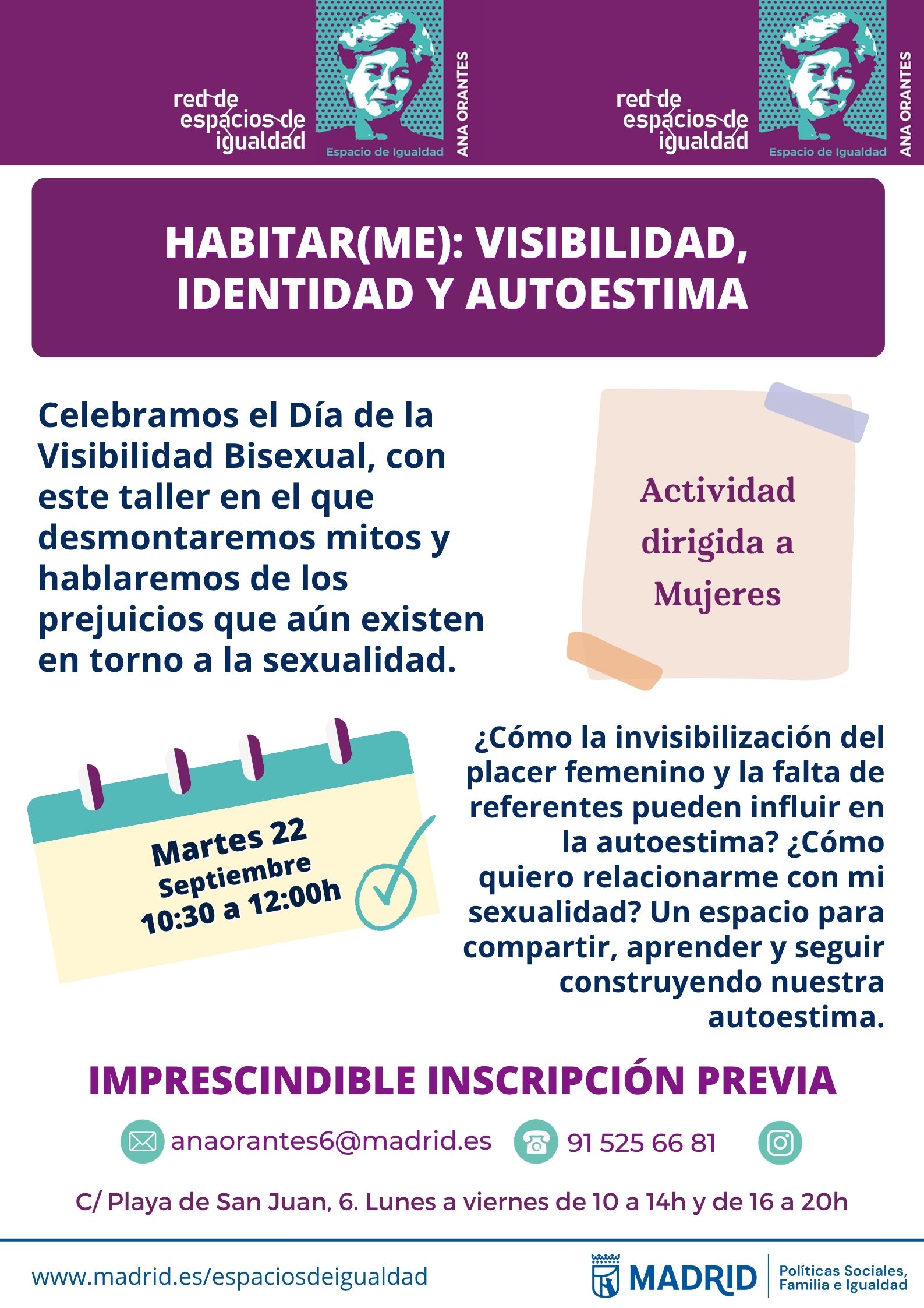 cartel con la misma informaci&oacute;n que la publicada en web