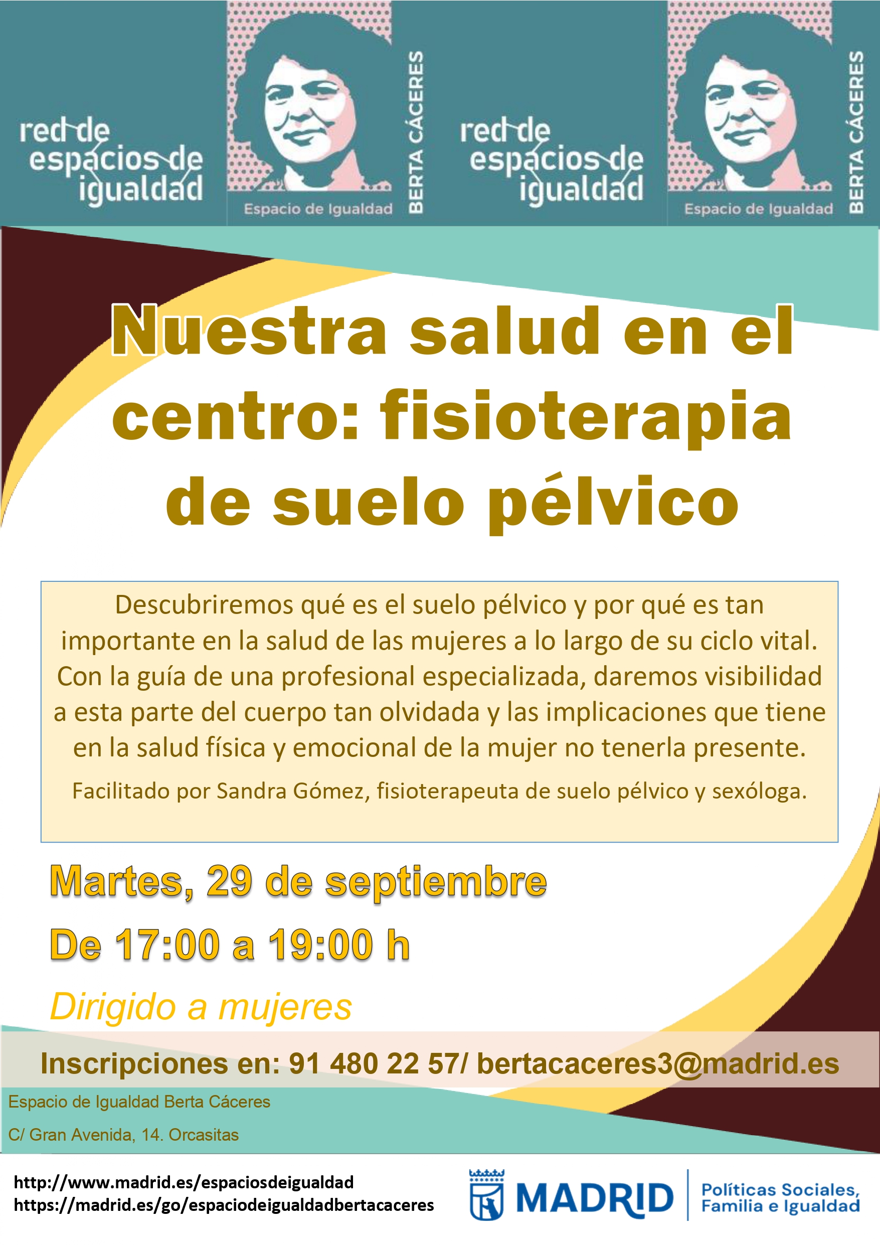 cartel con texto informativo similar a lo publicado en web