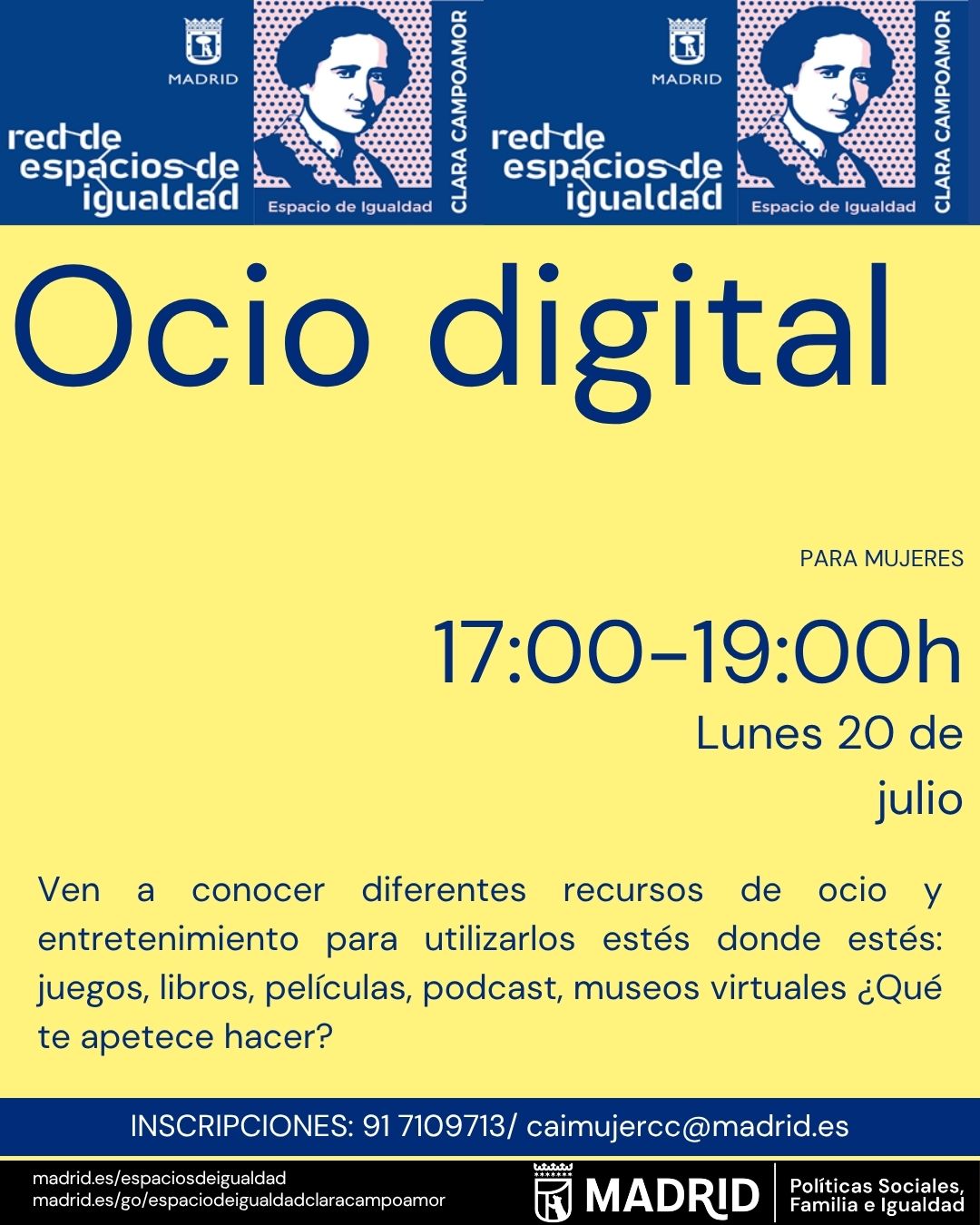 Cartel con la misma informaci&oacute;n que la publicada en web