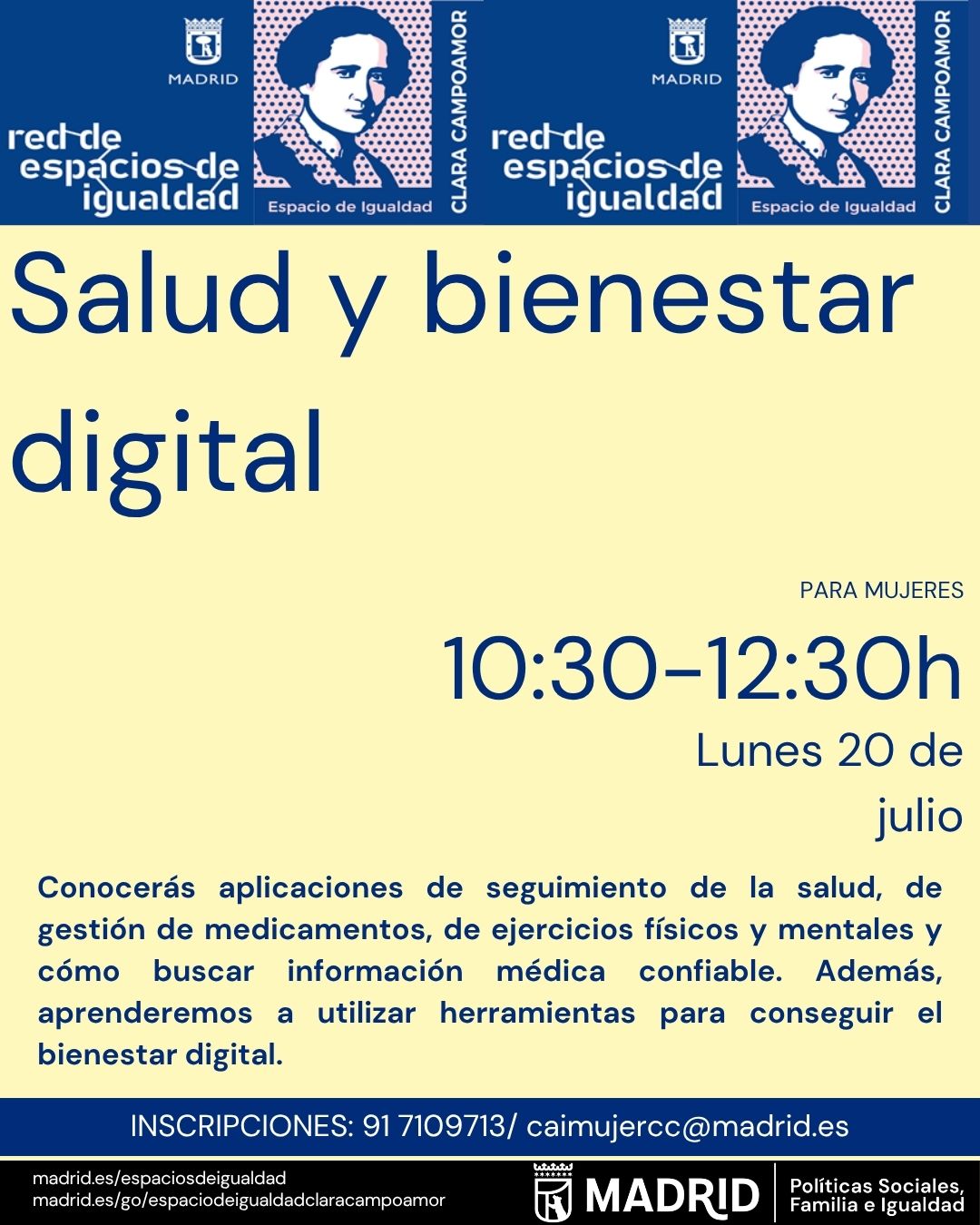 Cartel con la misma informaci&oacute;n que la publicada en web