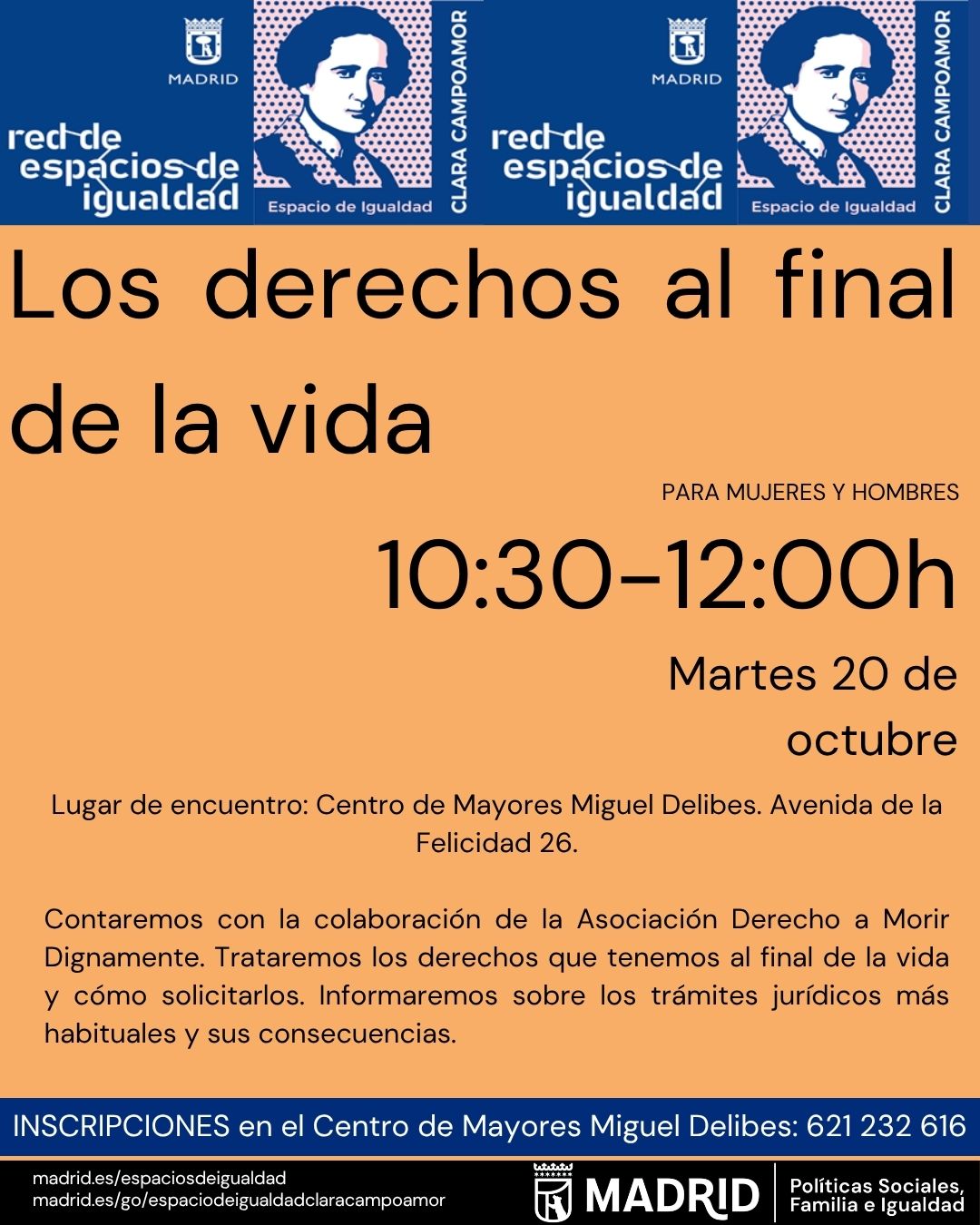 Cartel con la misma informaci&oacute;n que la publicada en web