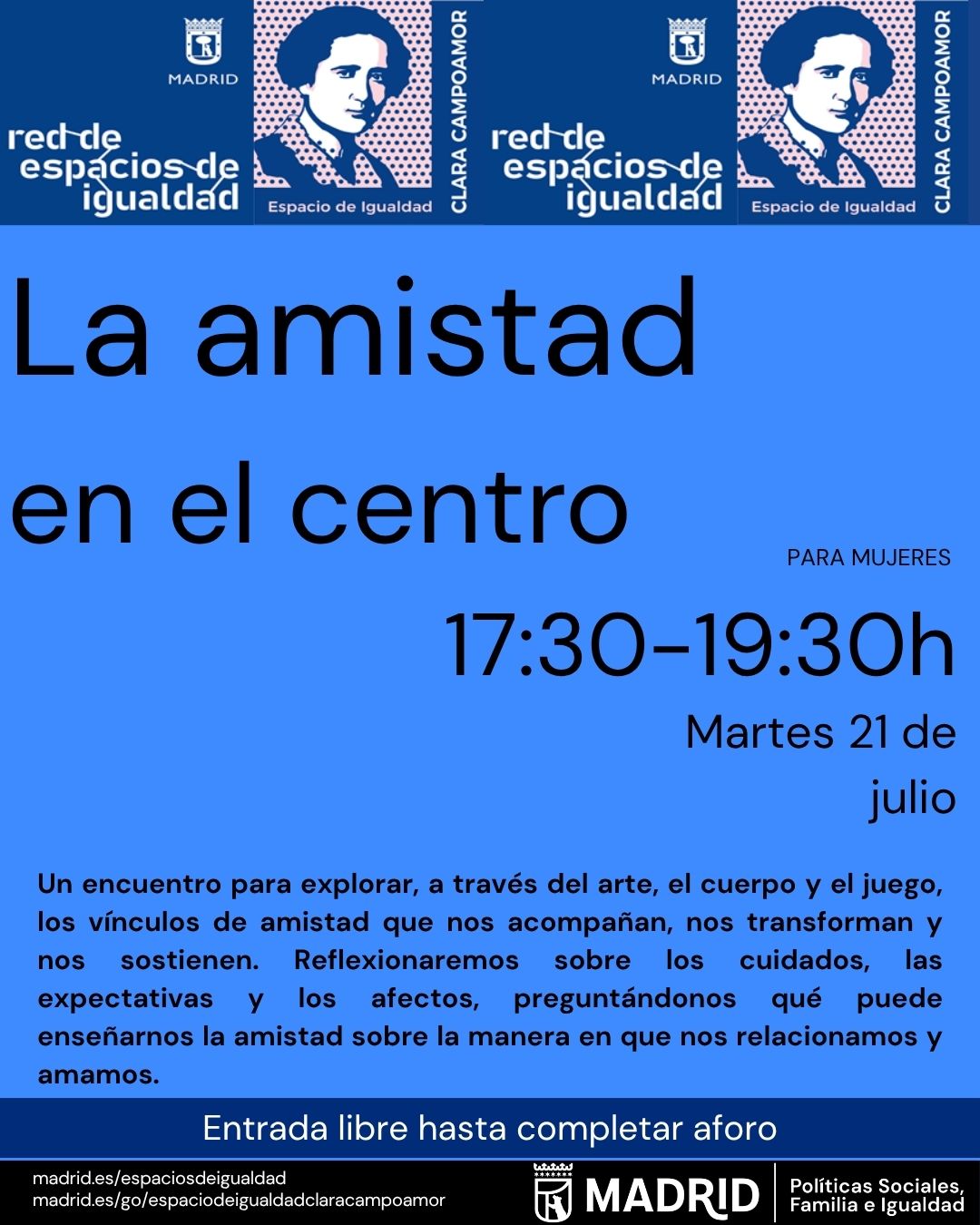 Cartel con la misma informaci&oacute;n que la publicada en web