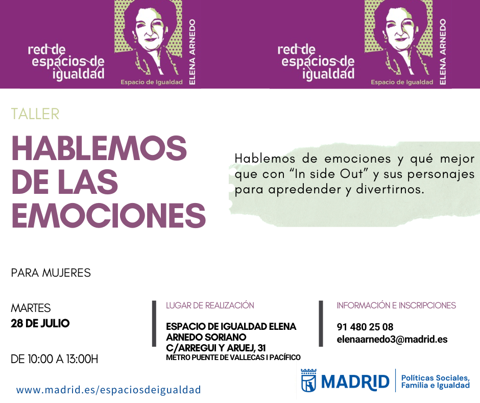 Cartel con el texto contenido en web