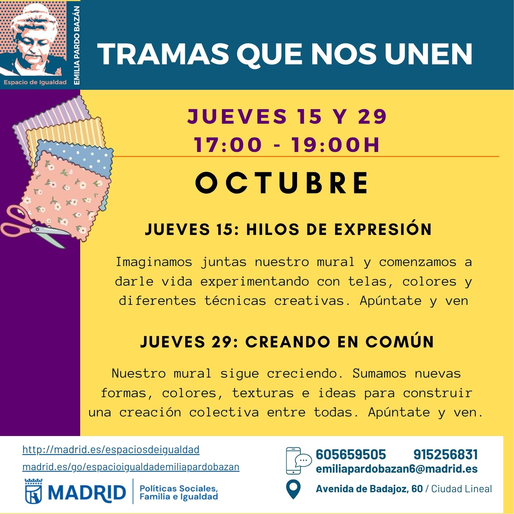 Cartel con la misma informaci&oacute;n que la publicada en web