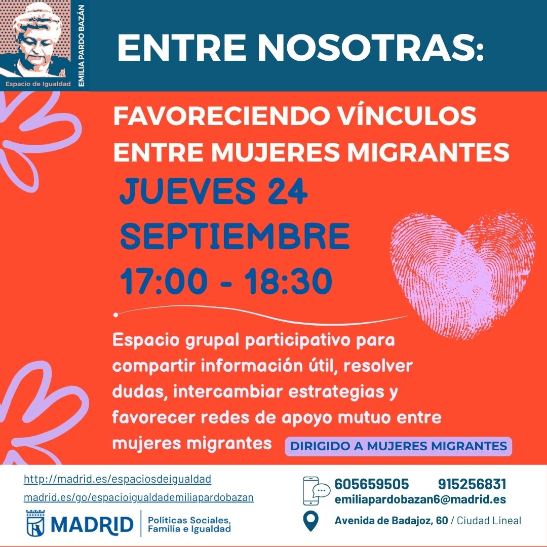 Cartel con el texto contenido en web