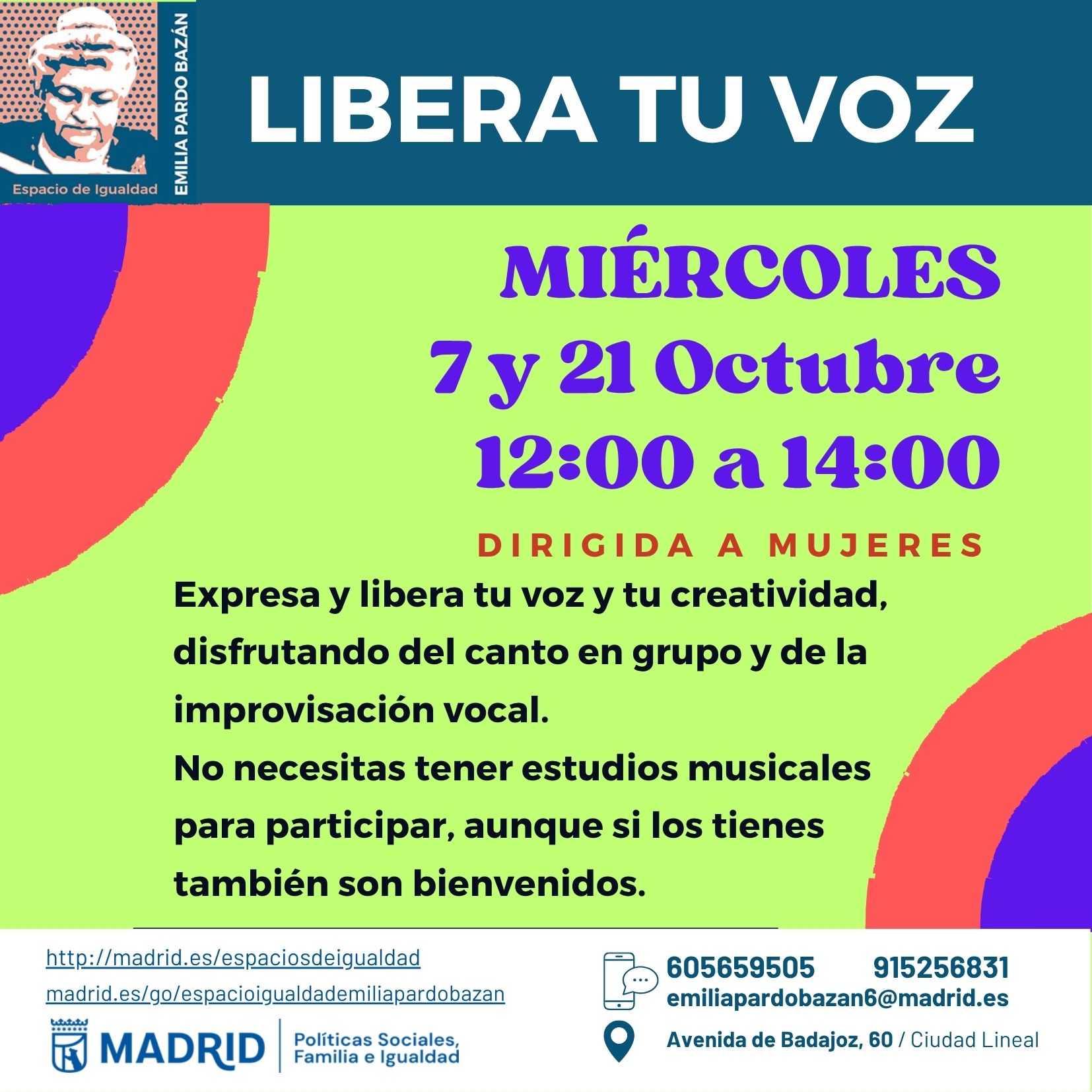 Cartel con la misma informaci&oacute;n que la publicada en web
