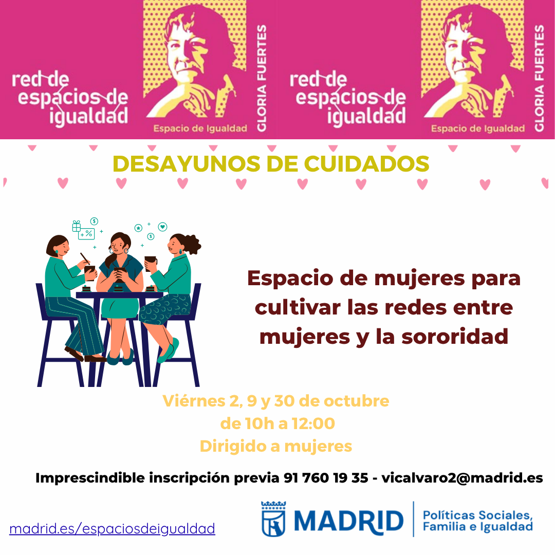 Cartel con el texto contenido en web