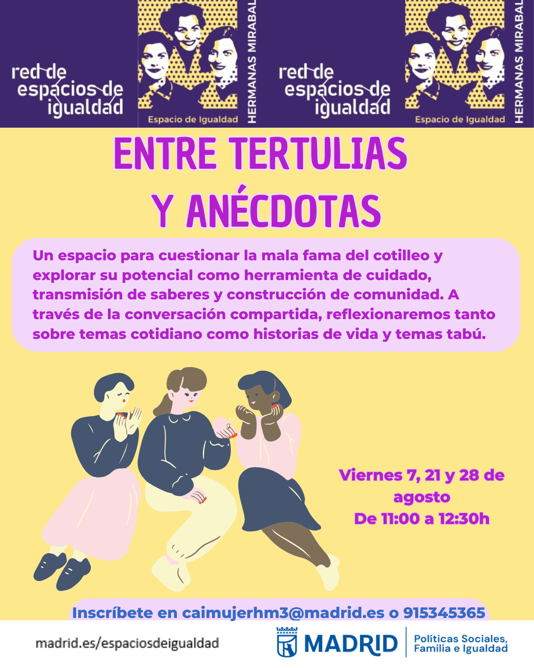 Cartel con la misma informaci&oacute;n que la publicada en web