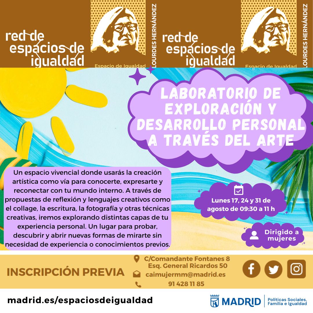 Laboratorio de exploración y desarrollo personal a través del arte