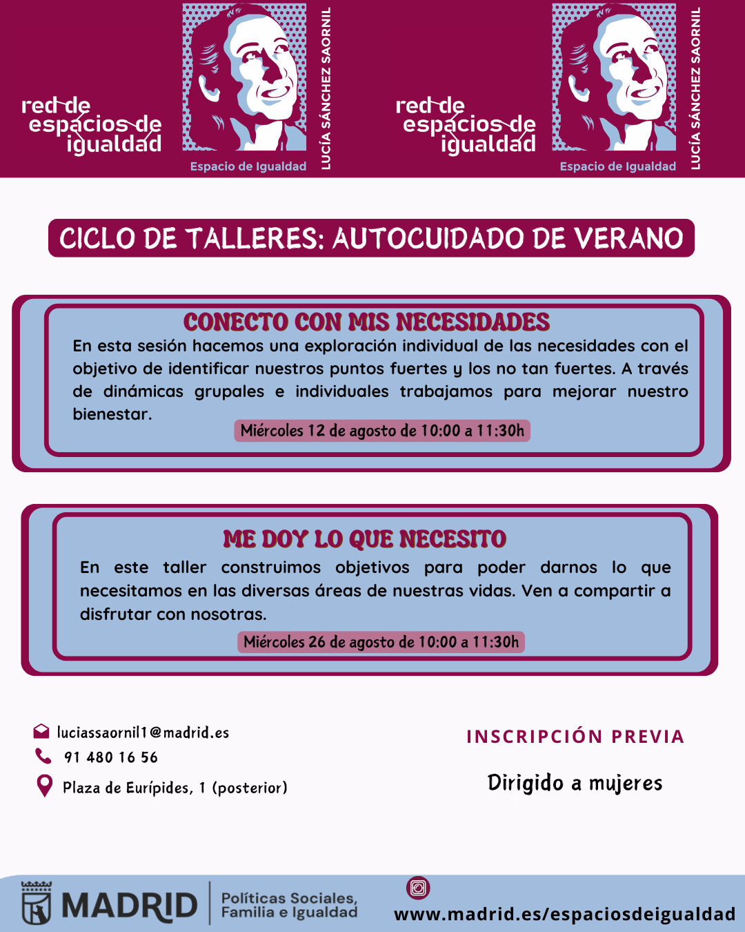 cartel con la misma informaci&oacute;n que lo publicado en web