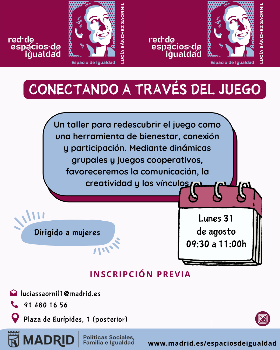 cartel con texto informativo similar a lo publicado en web