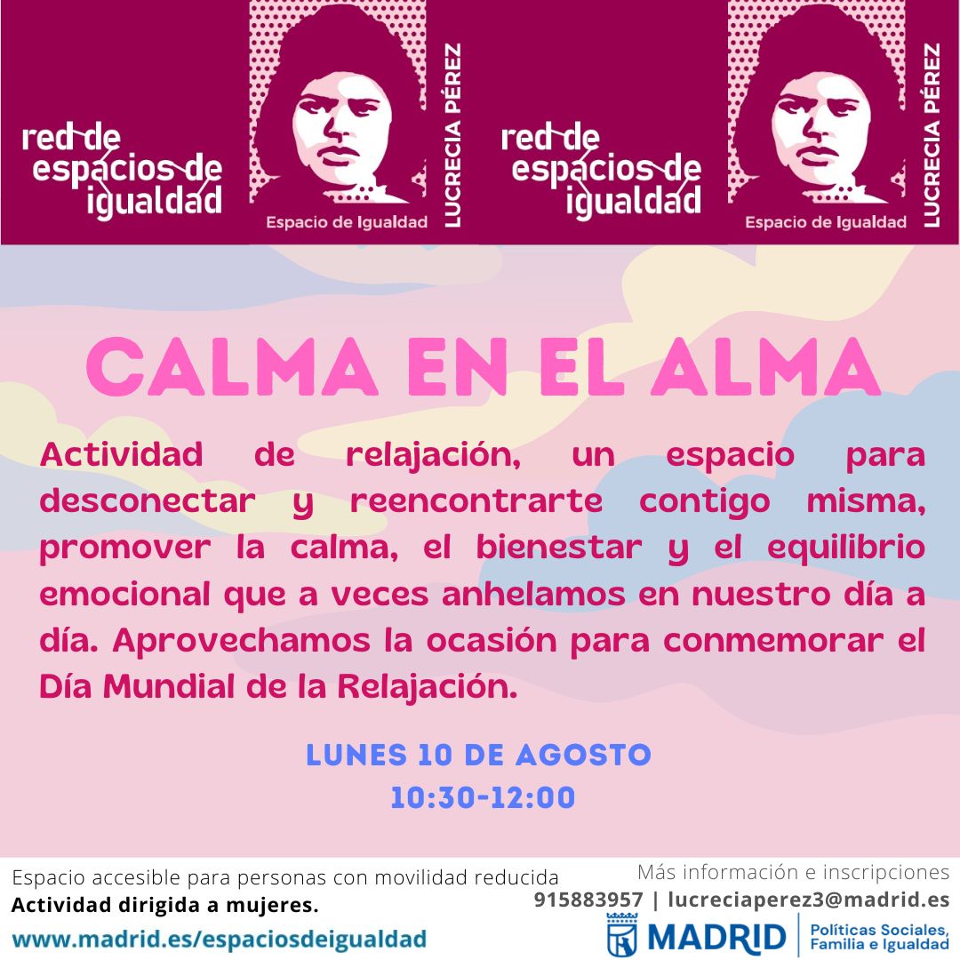 Cartel con el texto contenido en web