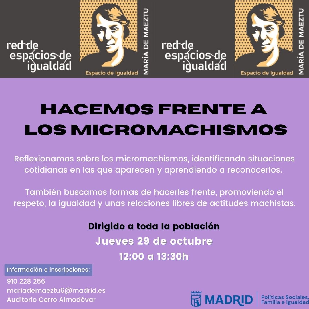 cartel con texto informativo similar a lo publicado en web
