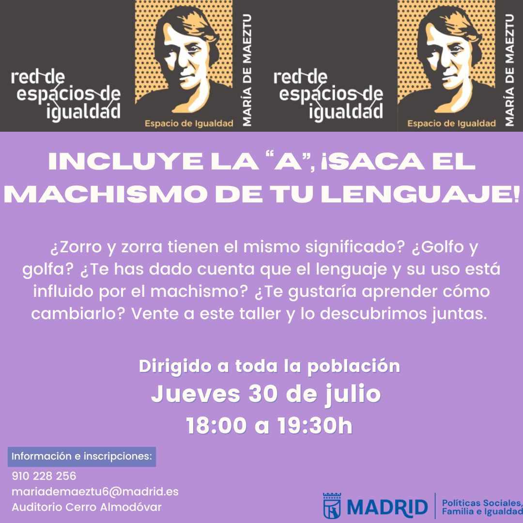 Cartel con texto con la misma informaci&oacute;n que en web