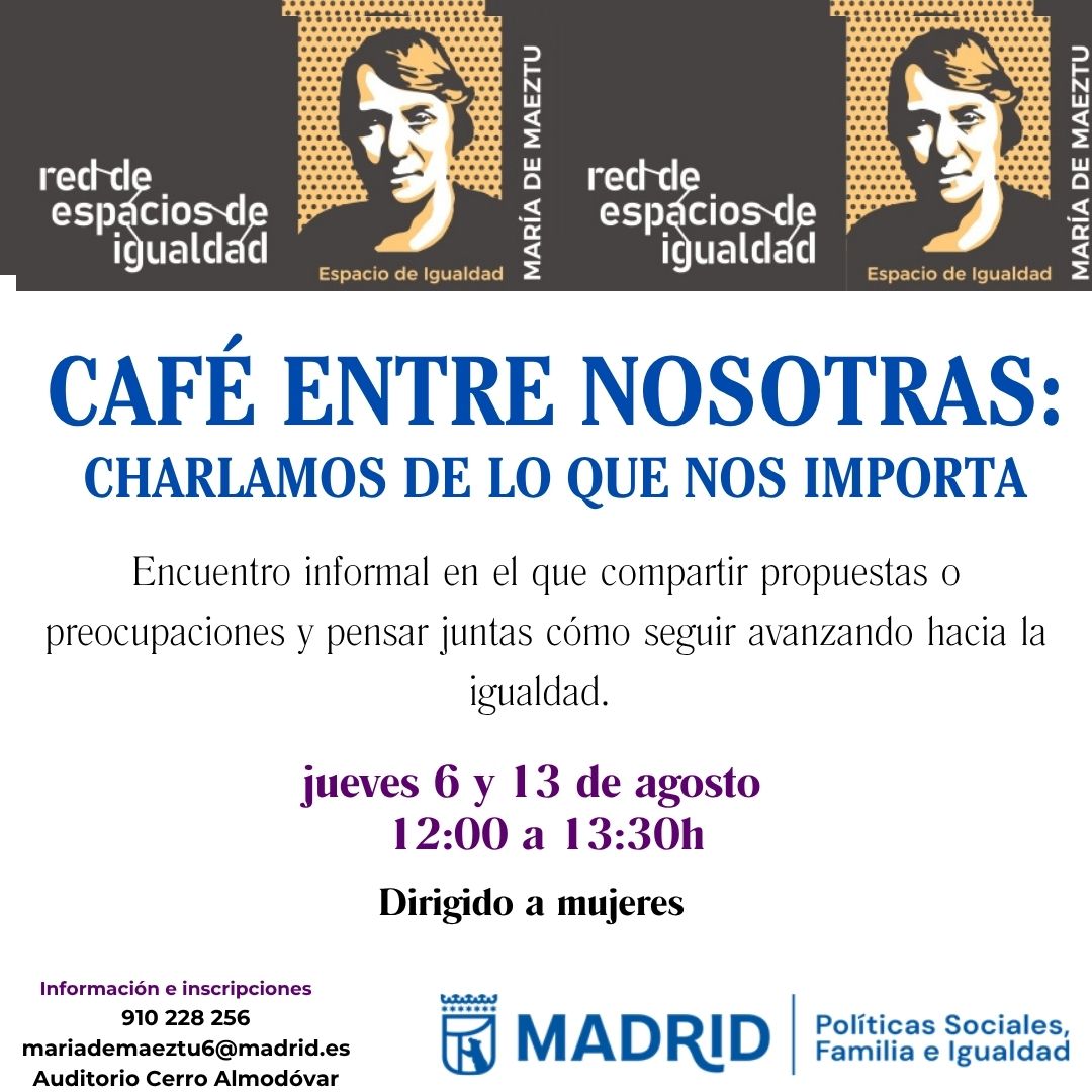 Café entre nosotras: charlamos de lo que nos importa
