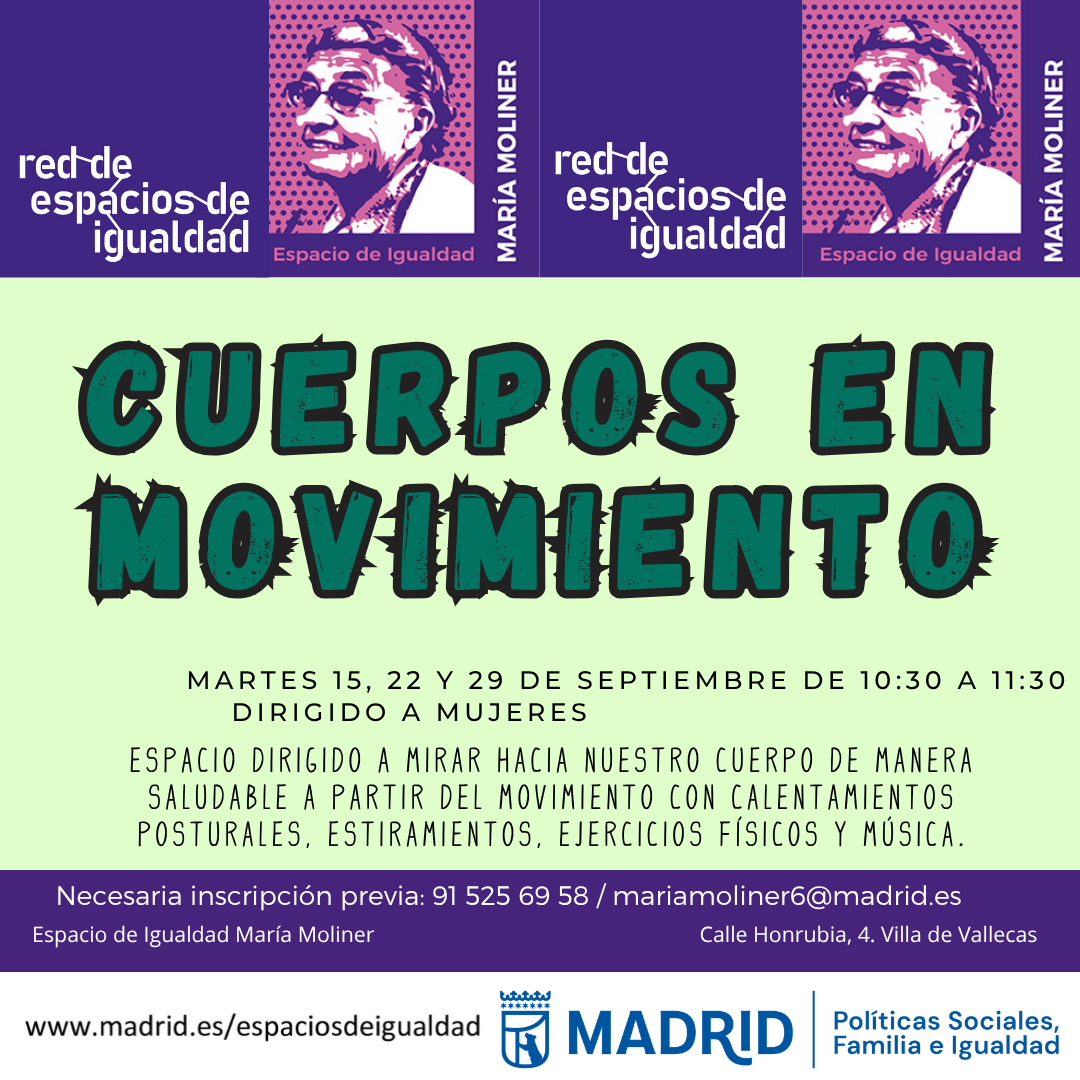 Cartel con el texto contenido en web