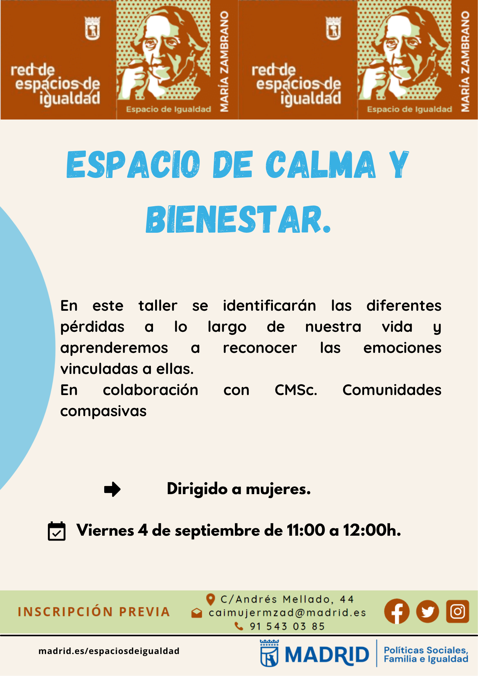 cartel con la informaci&oacute;n publicada en web