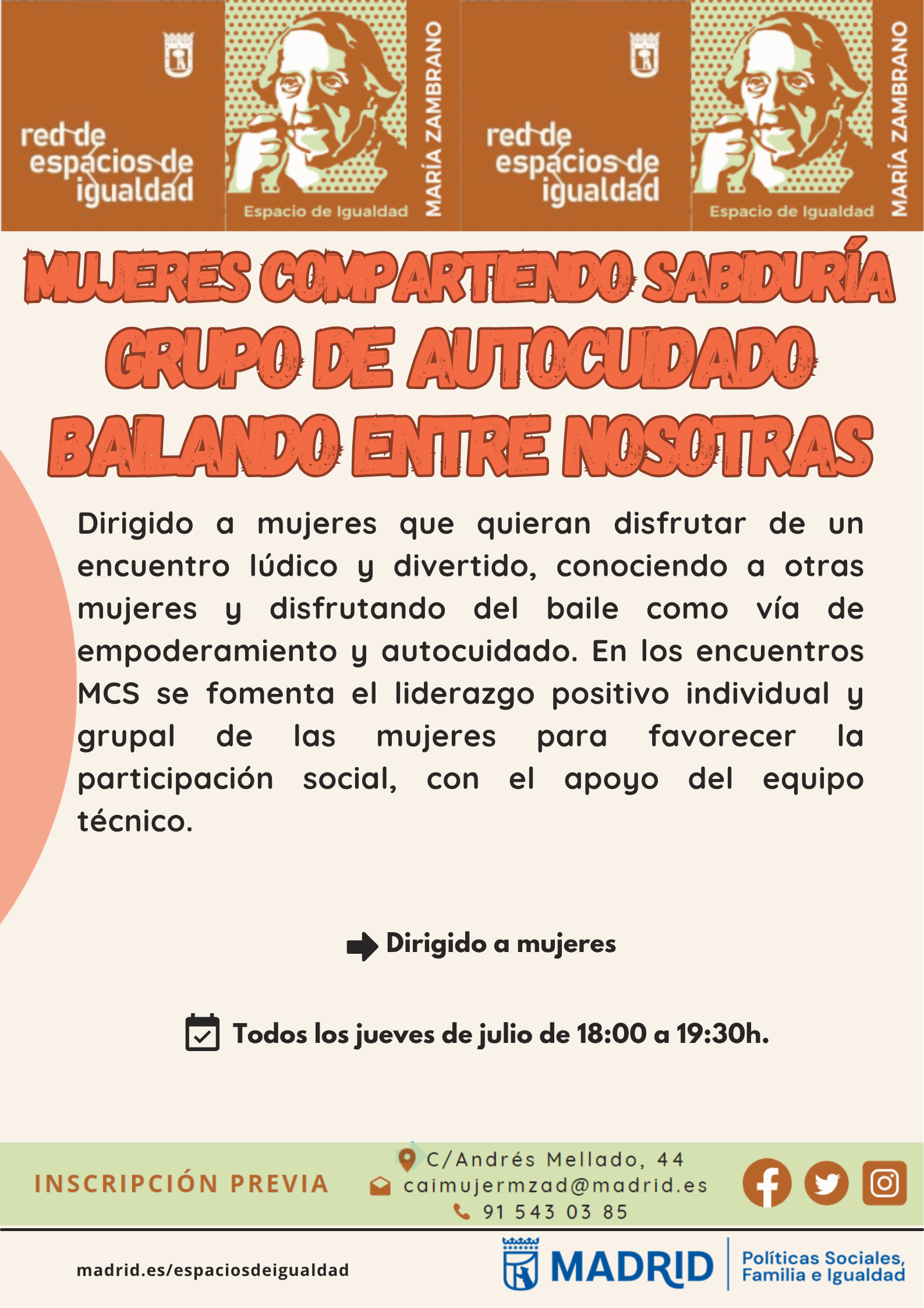 Cartel con la misma informaci&oacute;n que la publicada en web