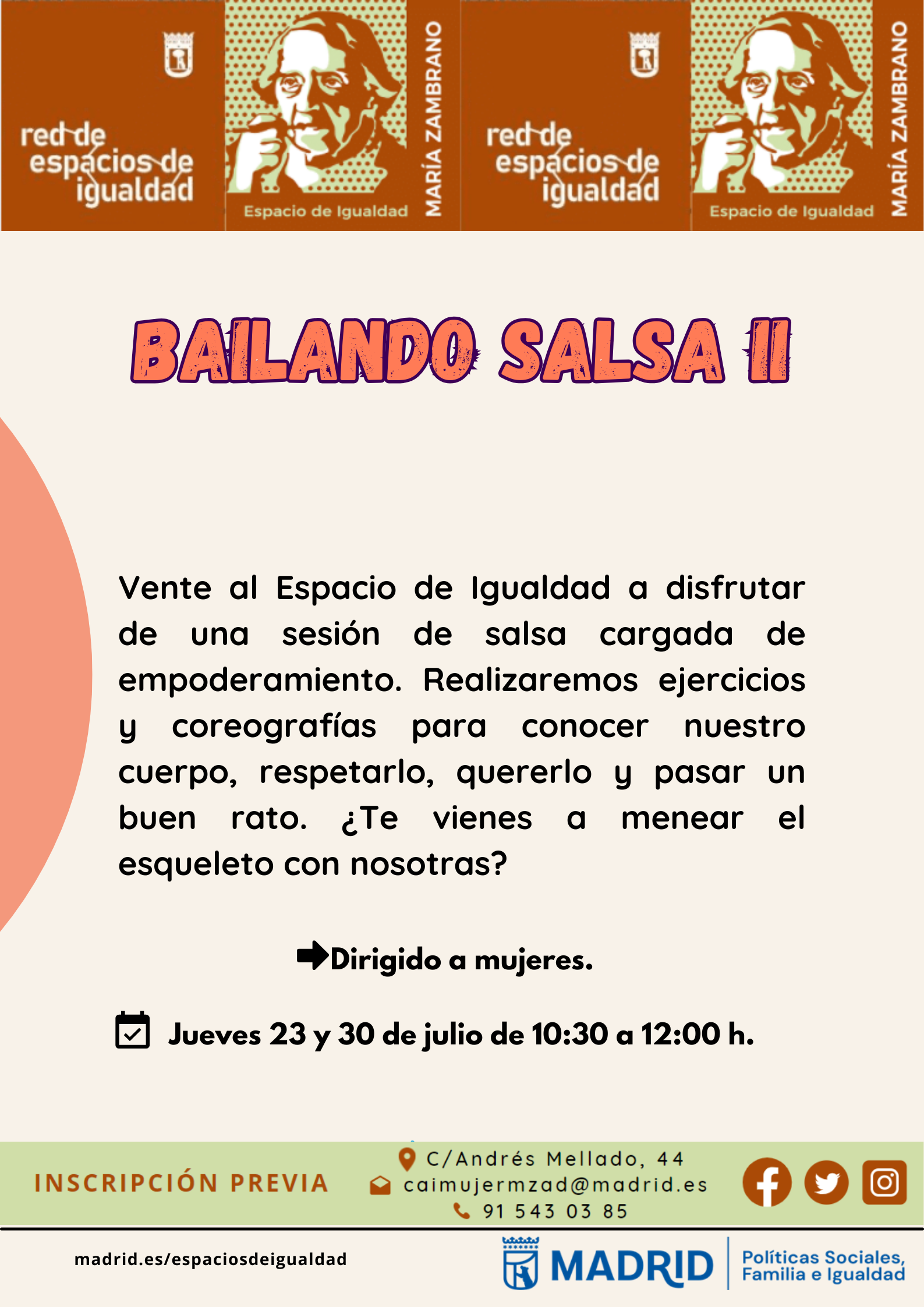 Cartel con la misma informaci&oacute;n que la publicada en web