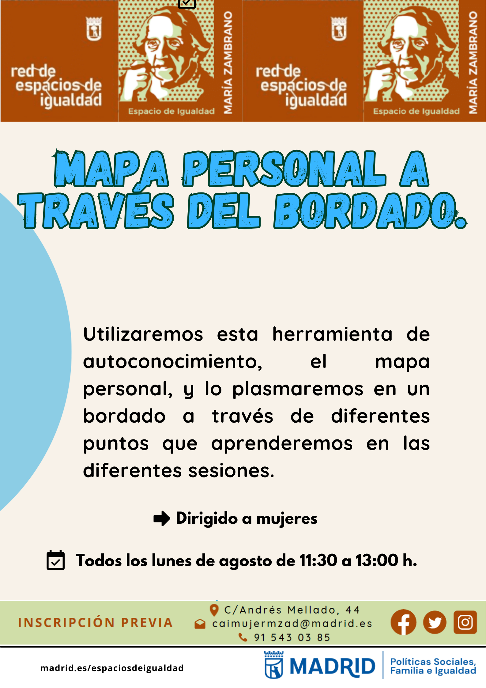 Cartel con la misma informaci&oacute;n que la publicada en web