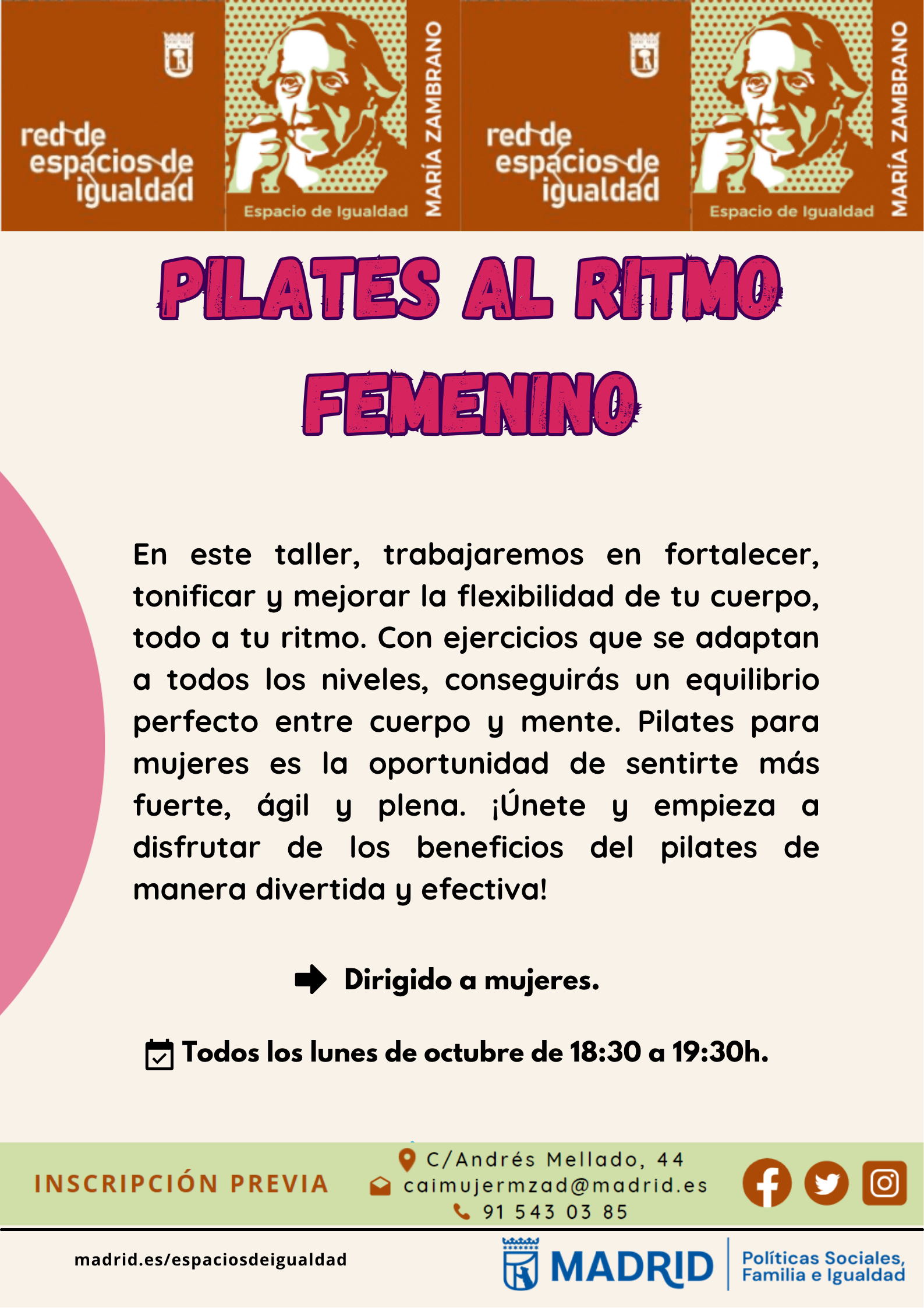 Cartel con la misma informaci&oacute;n que la publicada en web