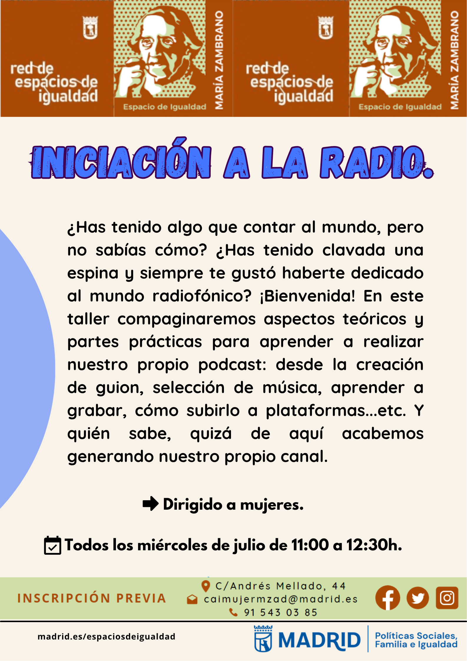 cartel con la misma informaci&oacute;n que la publicada en web
