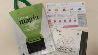 Imagen con varias publicaciones y materiales de la campa&ntilde;a Haz tu magia