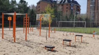 detalle de calistenia para cap&iacute;tulo de circuitos deportivos elementales