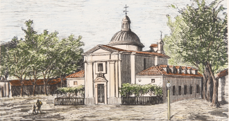 Imagen de la Ermita de San Antonio del Real Sitio de la Florida