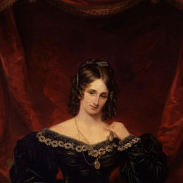 Imagen de la escritora Mary Shelley 