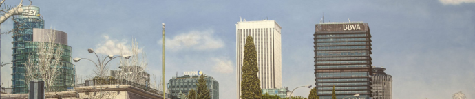 Imagen de la exposici&oacute;n Naturaleza de asfalto. Madrid hiperrealista. Jos&eacute; Miguel Palacio en el Museo de Historia de Madrid