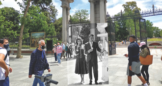 Imagen de la exposici&oacute;n de Madrid entre &eacute;pocas, fotograf&iacute;as de Valent&iacute;n Andr&eacute;s P&eacute;rez Ser&eacute;n