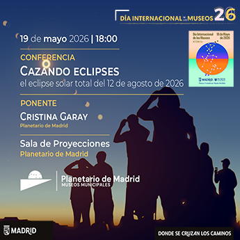 Cartel del D&iacute;a Internacional de los Museos en el Planetario