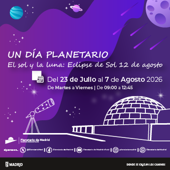 Cartel de los talleres 'Un D&iacute;a Planetario'