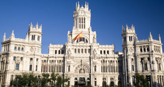 Fotografía portada principal del Ayuntamiento de Madrid