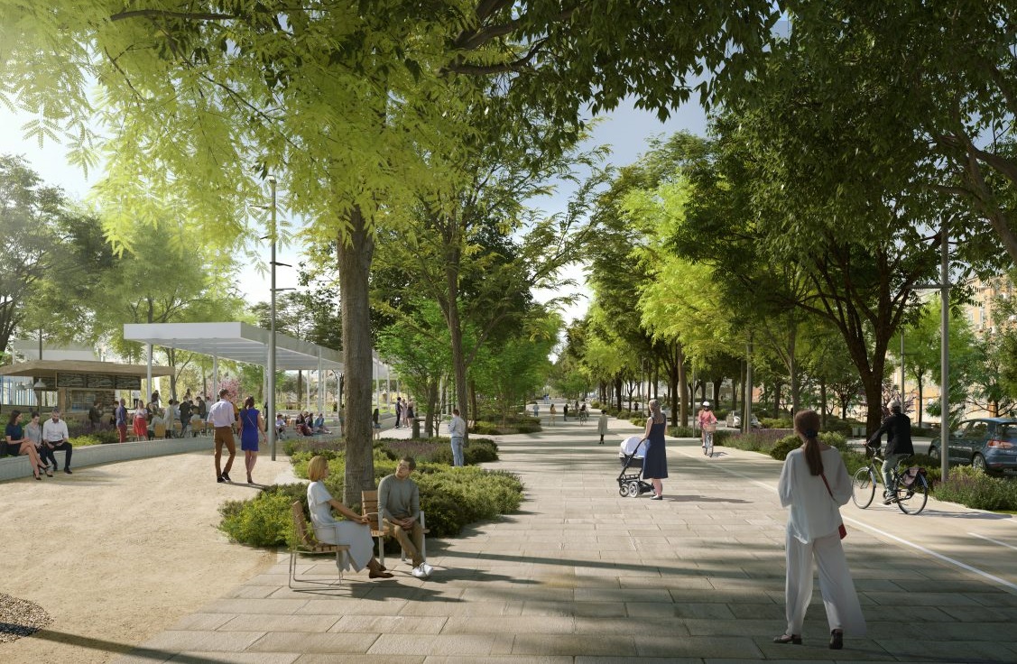 Modelizaci&oacute;n de proyecto ciudad - Equipamiento Ciudad - Madrid